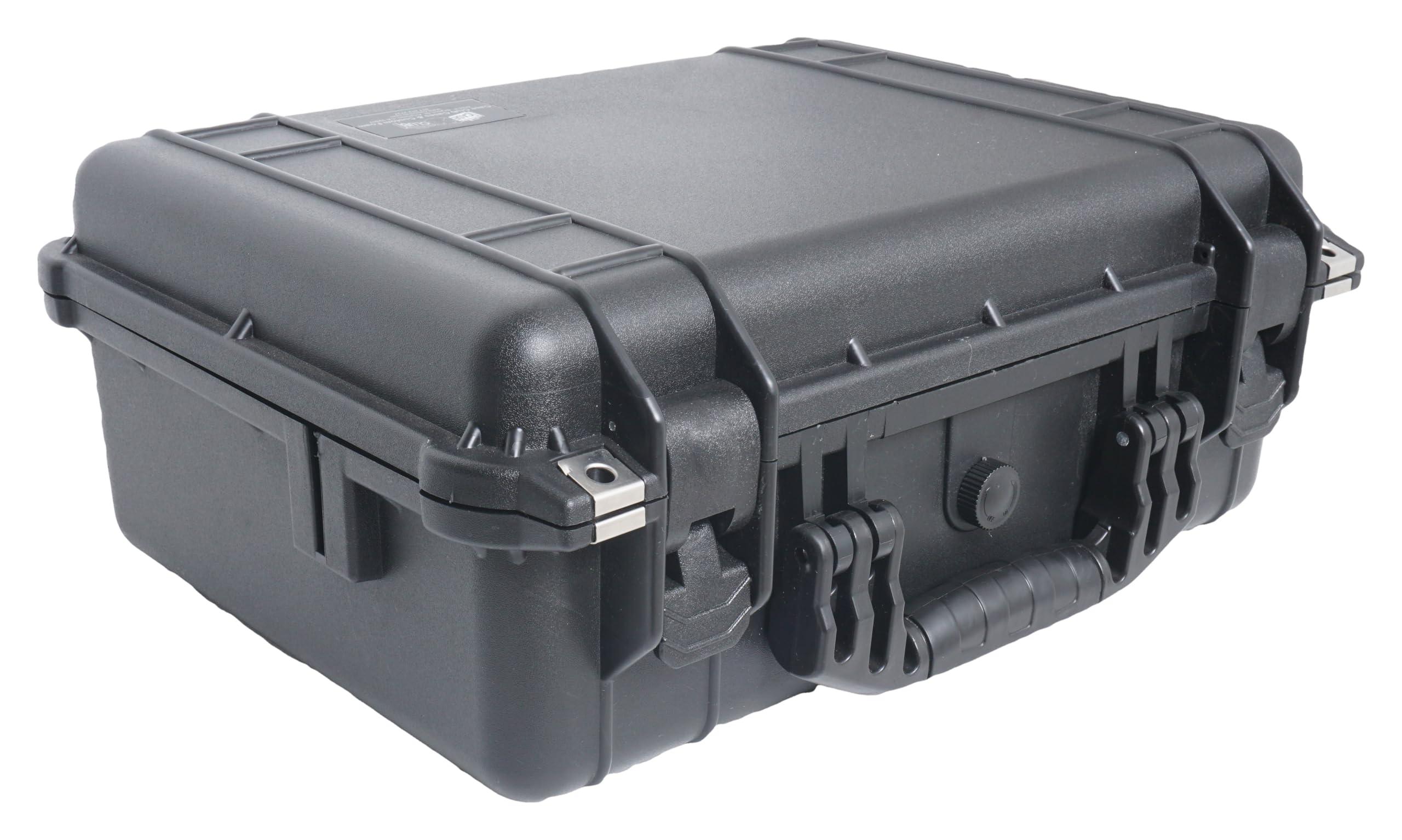 Case Club Waterproof Hard Case fits Starlink Mini Dish Kit -Precision Cut Foam For Starlink Mini, Kickstand, Pipe Adapter, Power Supply, Cables, Ethernet Cable & More in Dual Level Closed-Cell Durable Foam