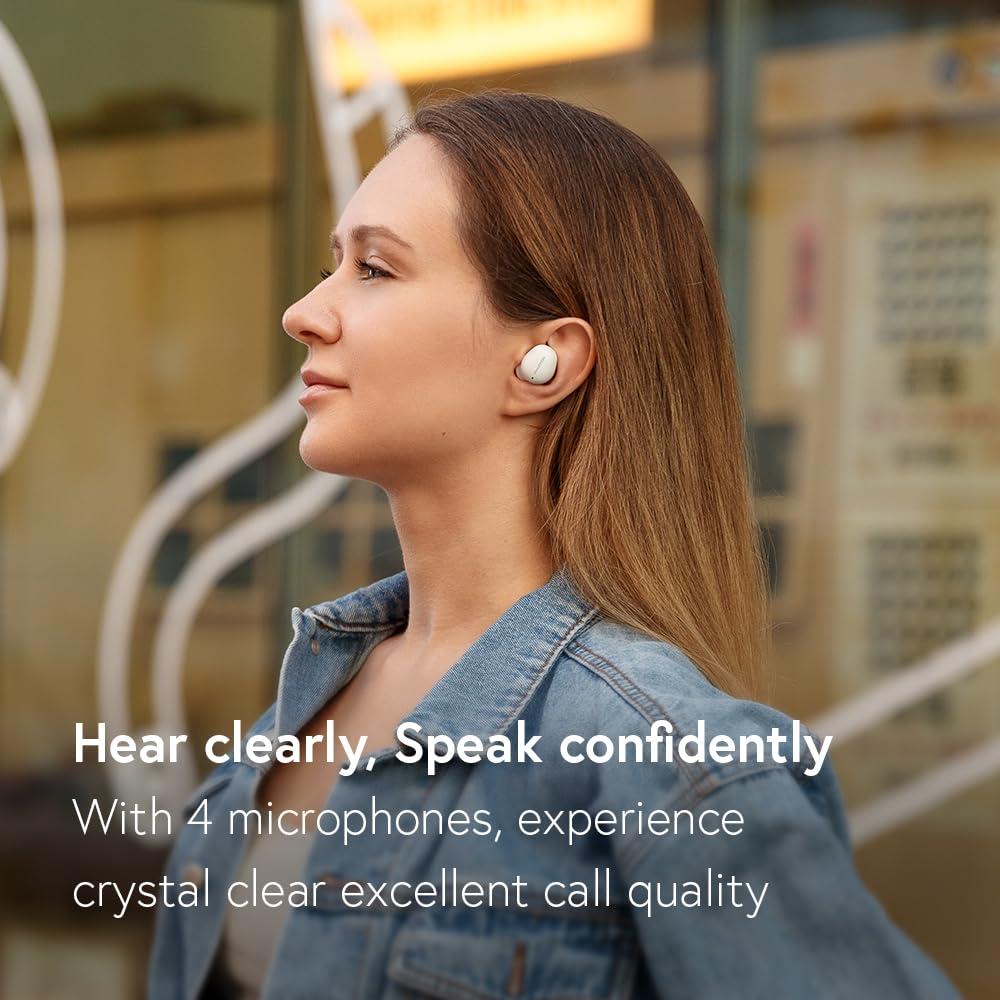 Phiaton Phiaton PPU-TN0610BK01 BonoBuds Bluetooth Earbuds with Microphone and Charging Case, Digital Hybrid Active Noise Canceling, PPU-TN0610 (Space Black)