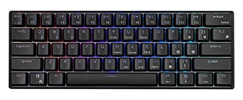 MEKO MEKO Blink 60% RGB LED Hotswap Bluetooth Double Shot ABS Mechanical Keyboard (Cherry MX Red)