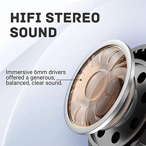 SGNICS for Sony Xperia Pro Bluetooth 5.3 Headphones 3D Stereo with Earhook, 40H Touch Control Over Ear Headphones, IP7 Waterproof Earphones Built-in Mic for Running Workout Sport