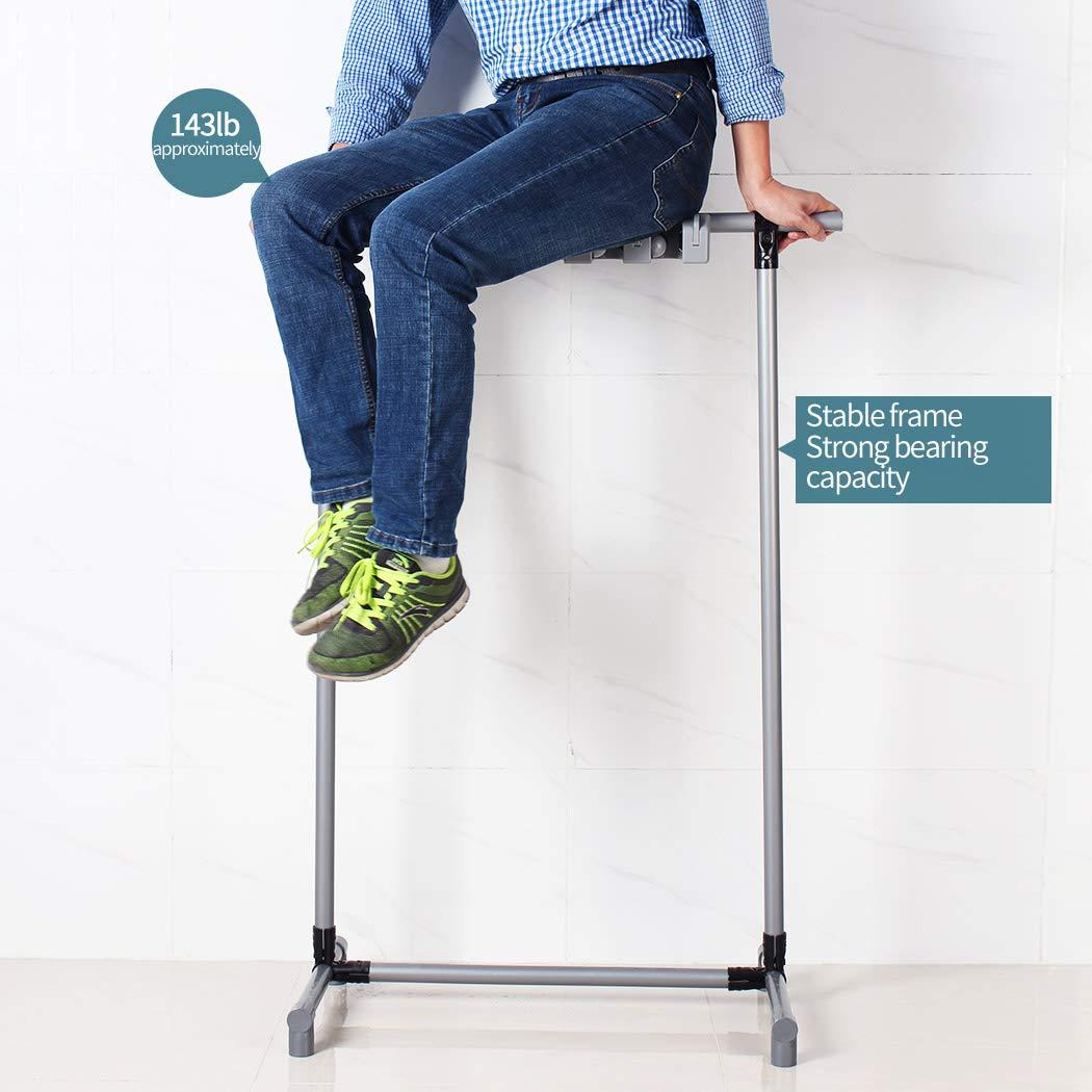 QTJH QTJH Broom Mop Holder Floor-Mounted mop Rack Cleaning Tool storage for laundry room closet organizer (6racks)