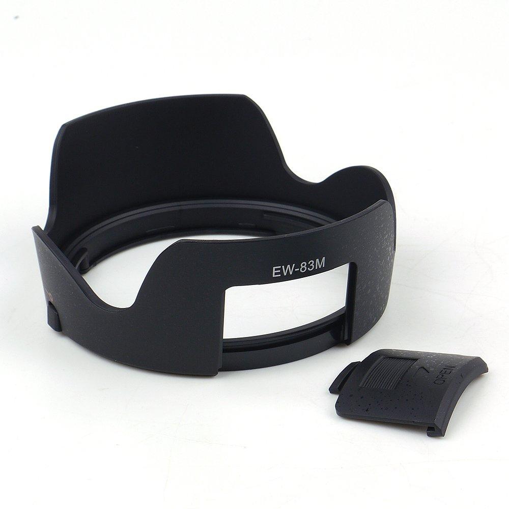Pixco EW-83M Bayonet Mount Lens Hood for Canon EF 24105mm f/3.5-5.6 is STM Lens Camera Replacement(EW-83M Replacement)