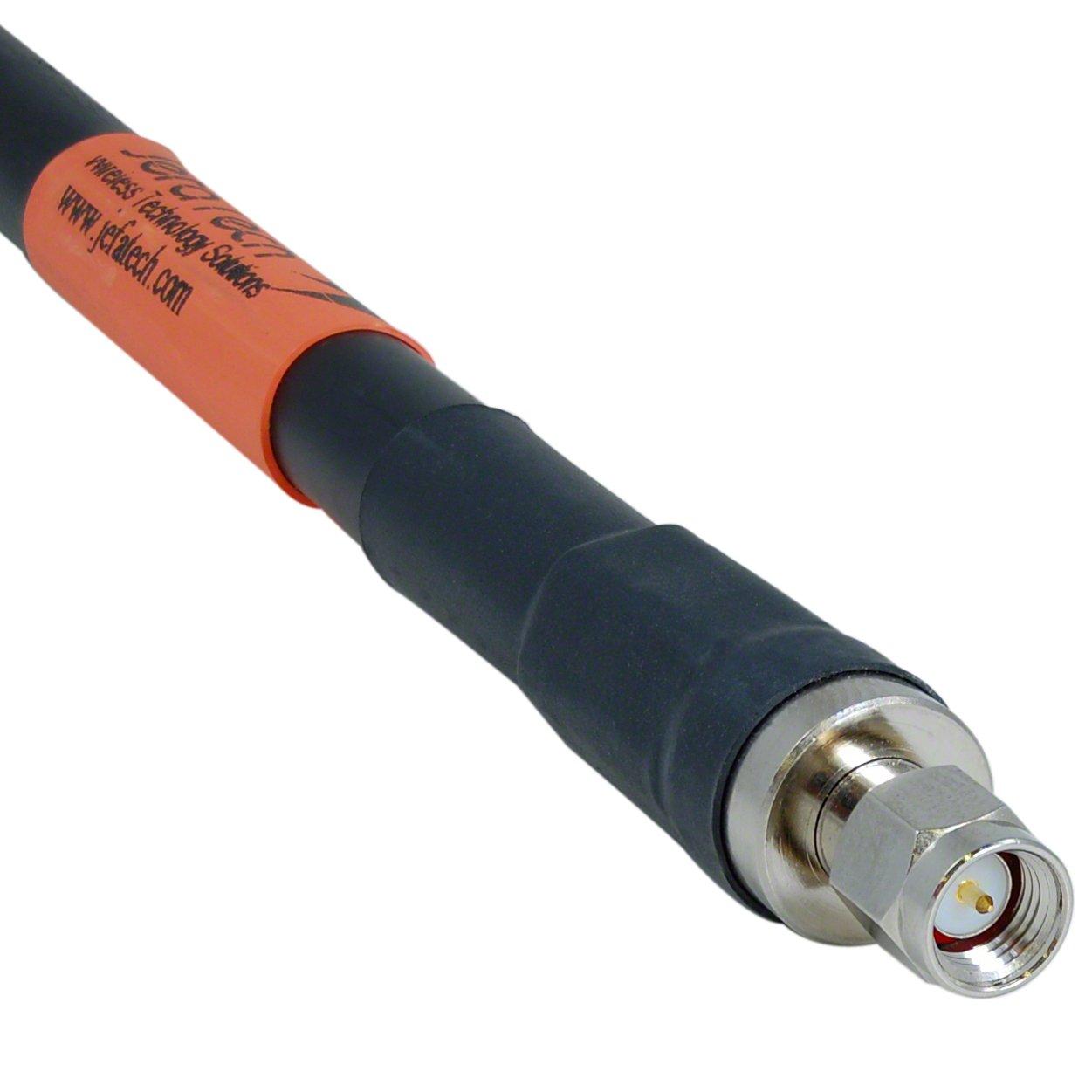 JEFA Tech JEFA Tech 50 Feet SMA Male to N Male - Premium 400 Flex Low Loss Cable, for External Antennas with N Female Connectors, 4G LTE, 5G Modems/Routers, Ham Radio, ADS-B, Meshtastic CA-400F-NM-SMA-50