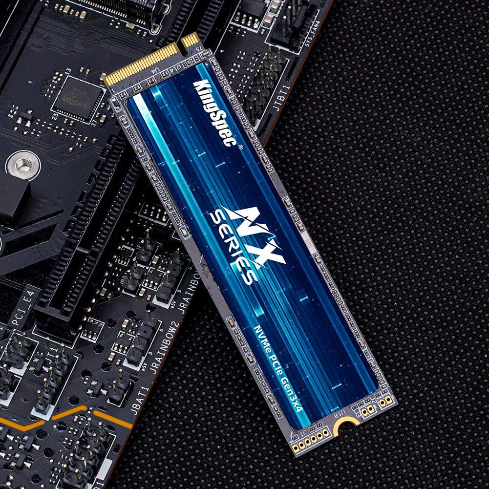 KingSpec KingSpec 2TB M.2 NVMe Gen3x4 SSD, High Speed M.2 2280 PCIe SSD - up to 3400 MB/s, Internal SSD with 3D NAND Flash, for Desktop/Laptop/All-in-one(2280,2TB)