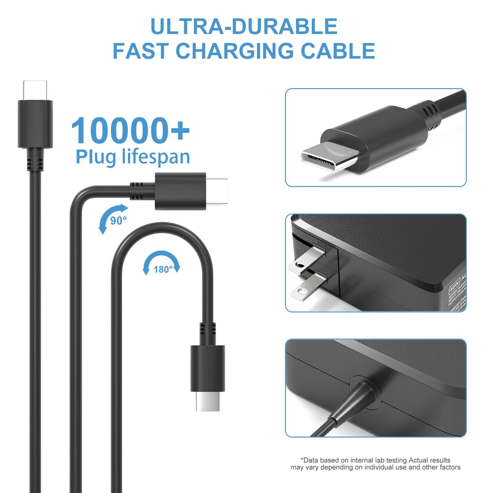 BIYTC 65W Charger Replacement for JBL Xtreme 3 Charger USB C Power Supply Charger for JBL Xtreme 3 Wireless Speaker