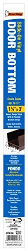 Frost King Frost King B79/36H Vinyl Slide-On Door Bottom for Metal and Wood Doors, 1-3/4 x 36", Brown
