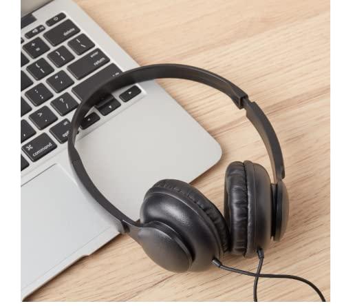 Akvil Akvil 2115A Black Over Ear Headphones with 3.5 mm Jack and Retractable Cable