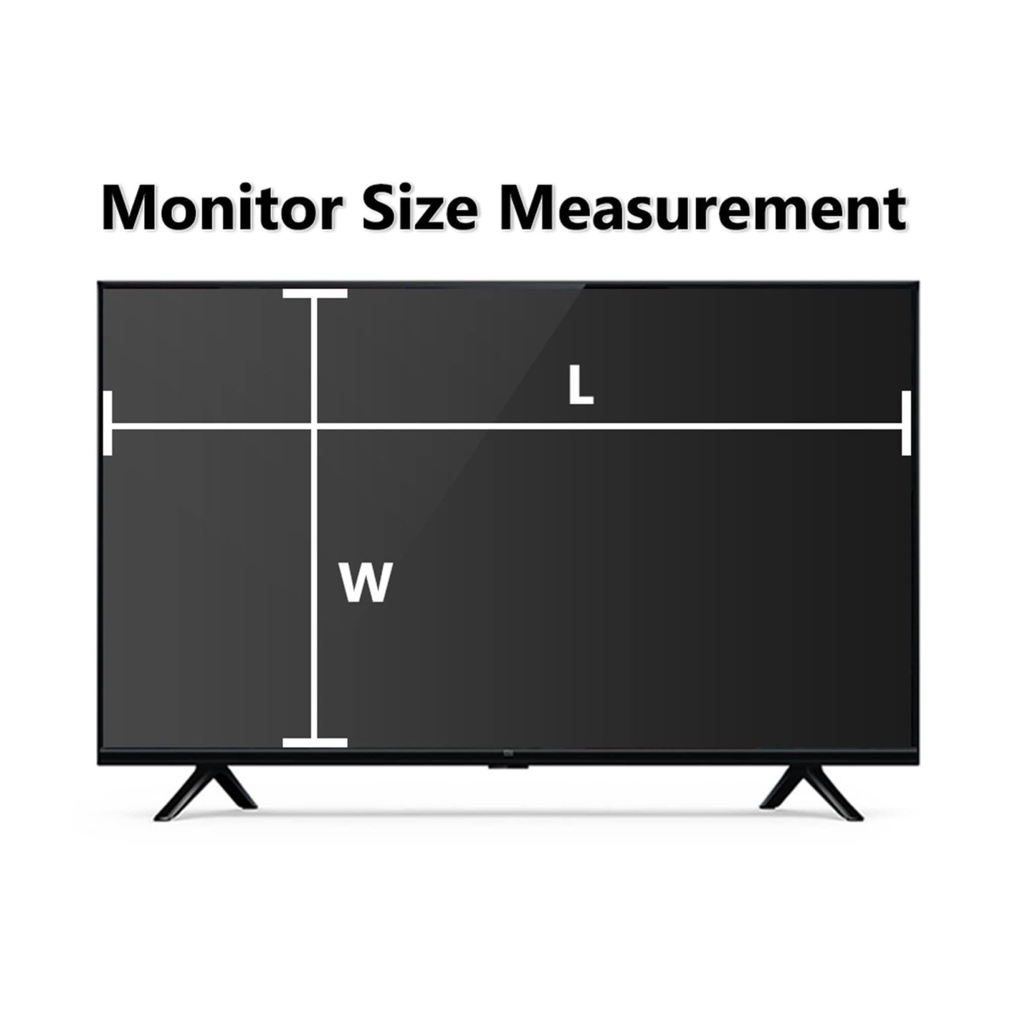 XRRX XRRX Anti Glare TV Film - TV Screen Protector Filter Out Glare Screen Protector, Non-Glare Anti-Scratch No Bubbles for LCD, LED, TCL, Sony, Sharp, Hisense / 60in 1338x756mm