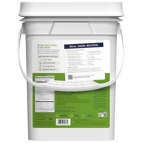 Augason Farms Augason Farms Vegetable Medley Blend 4-Gallon Pail, Certified Gluten Free, Emergency Food Supply, Everday Meals, 778 Servings