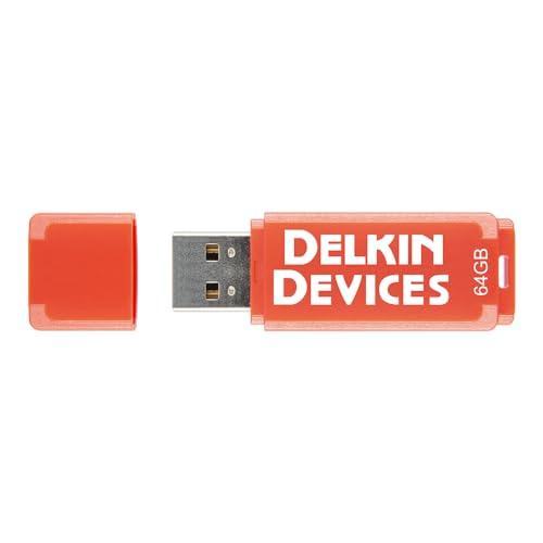 Delkin Devices Delkin Devices 3.0 64GB USB Flash Drive, Plug & Play, Ultra-Fast Data Transfer, USB Thumb Drive - Data Storage and Transfer, Up to 60MB/s Read