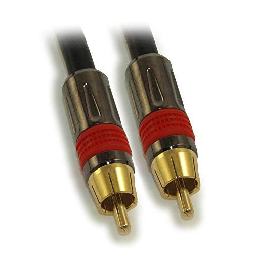 My Cable Mart MyCableMart 20ft 1 Wire RCA Premium Digital Audio SubWoofer/Video Cable in Wall