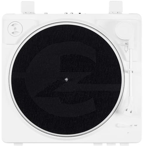 Crosley Crosley T400D-WH Fully Automatic Bluetooth 2-Speed Turntable Record Player with Built-in Preamp, White