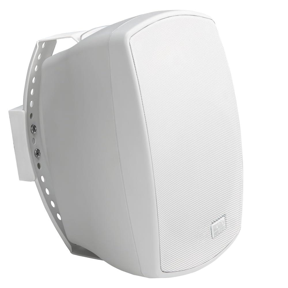 OSD Audio OSD AP490 4" Outdoor Patio Speaker Pair, 60W RMS and 70V, IPX6 Weather Resistant, Full Motion Bracket, White