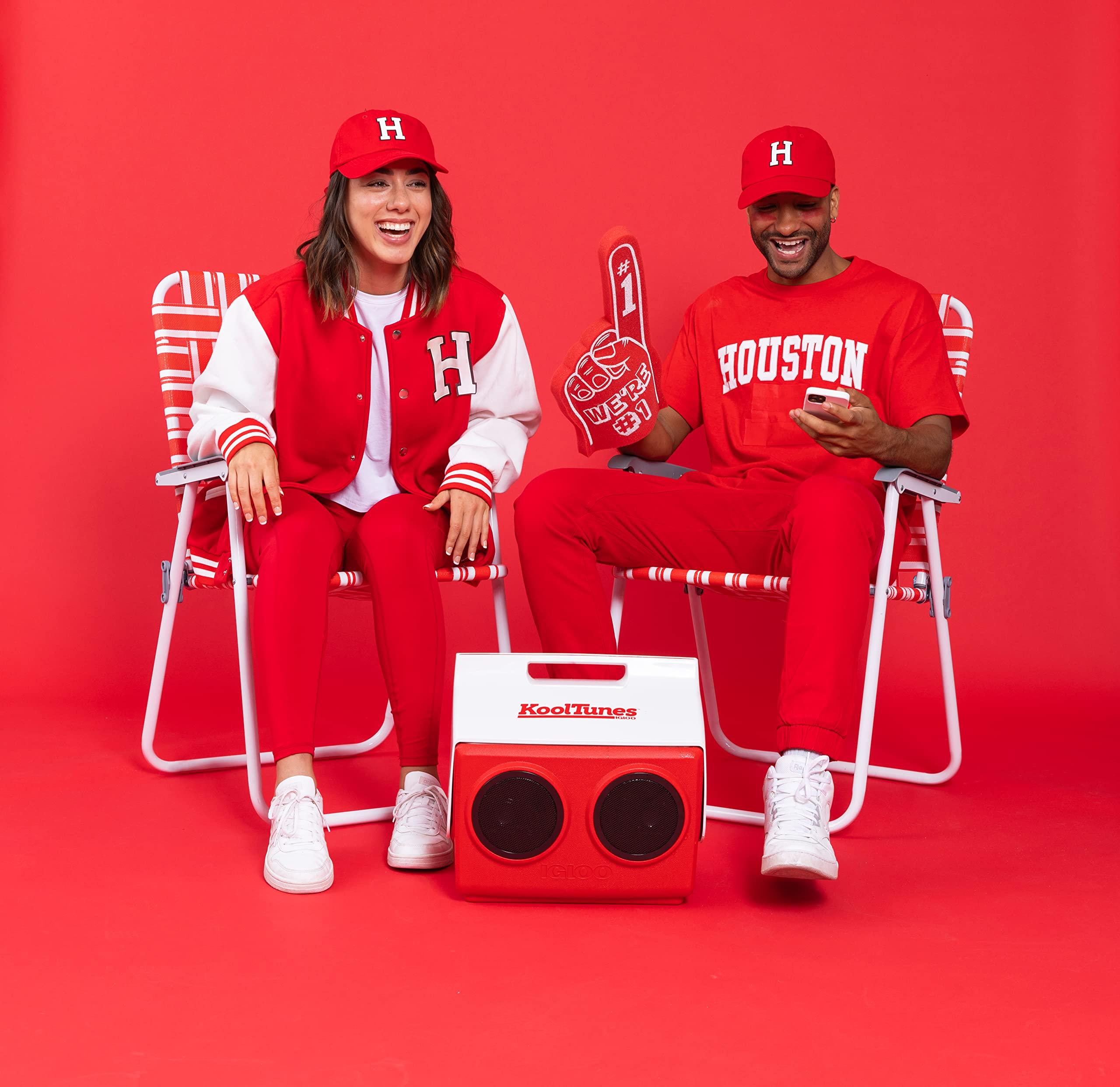 Igloo Igloo KoolTunes Boombox Cooler, 14 Qt Red