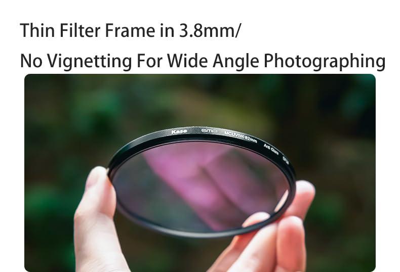 Kase Kase SMP MCUV III Screw-in Slim UV Filter Multicoated Tempered Hardened Optical Glass Anti-Flare Low Reflection (112mm)