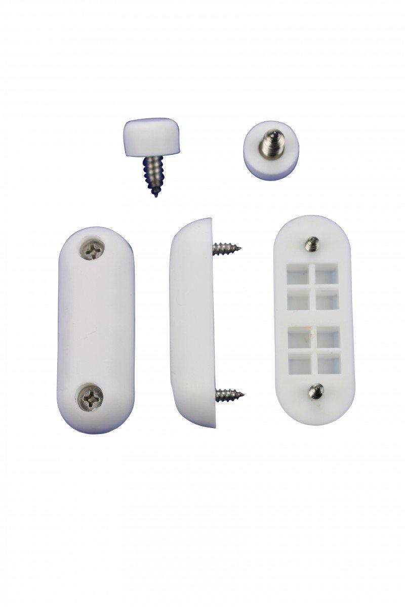 Renovators Supply Manufacturing Renovators Supply Manufacturing Toilet Seat Bumper, 7 White Silicone Toilet Seat Bumpers