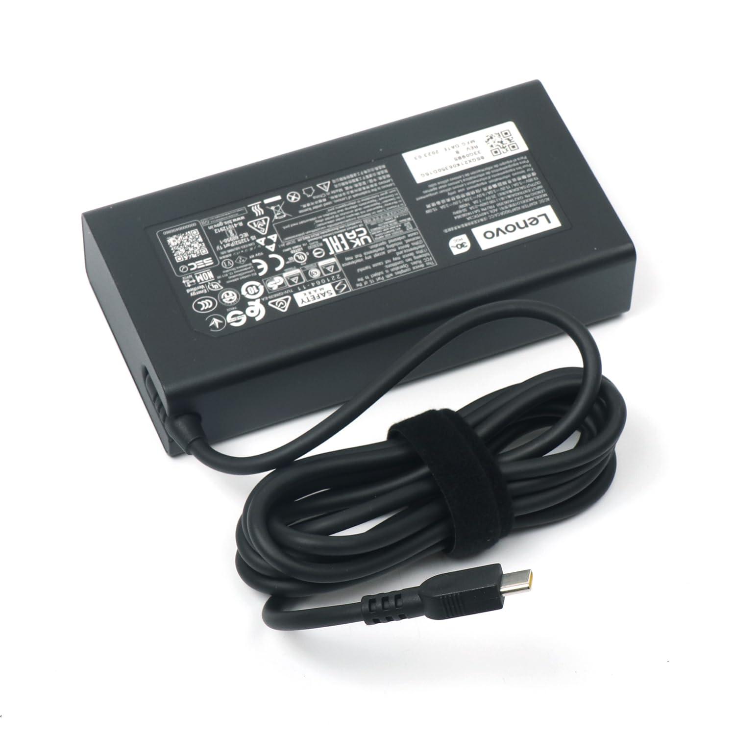 Lenovo Lenovo Legion Laptop Charger Slim 140W Watt USB Type C(USB-C) AC Power Adapter - IdeaPad Pro 5,Legion 9,Yoga Pro 7 Pro 9,Y9000P R9000P Y7000P R7000P, black, ADL140YDC3A