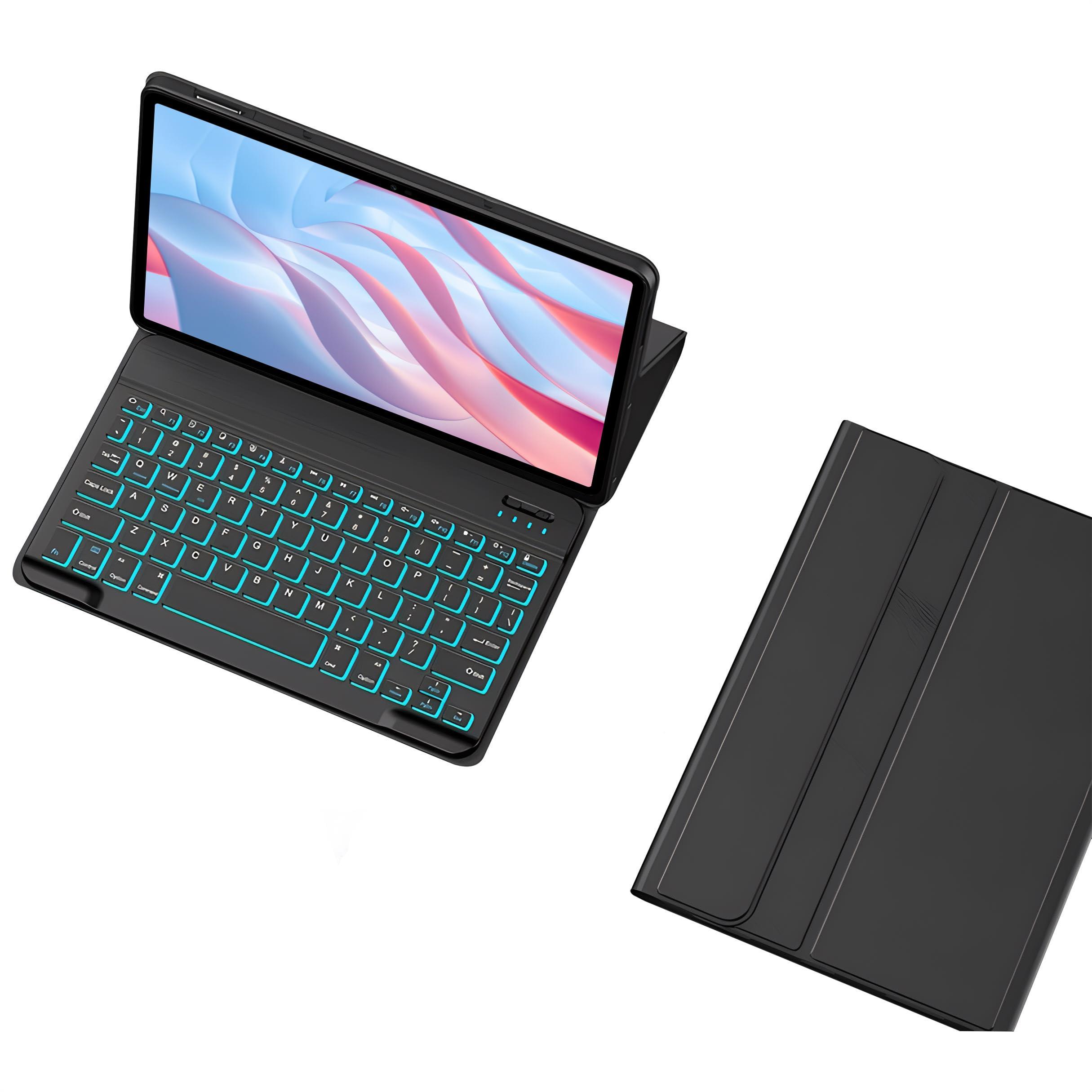 GYSDCAZ GYSDCAZ Keyboard Case for Honor Pad X9 11.5 Inch 2023, Detachable Backlit Keyboard with Protective Cover,Black