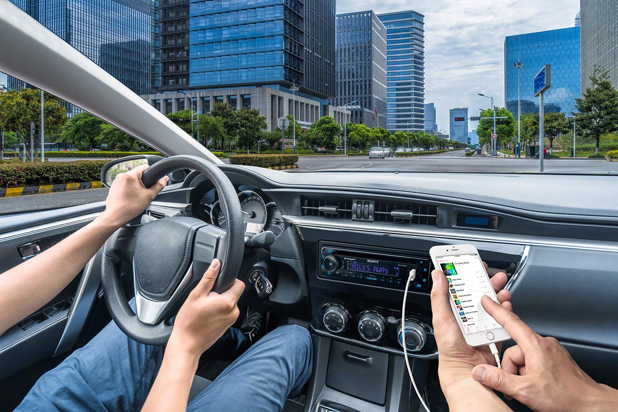 Sony Sony MEX-N5300BT Car Stereo Single Din Radio with Bluetooth, CD Player, USB/AUX