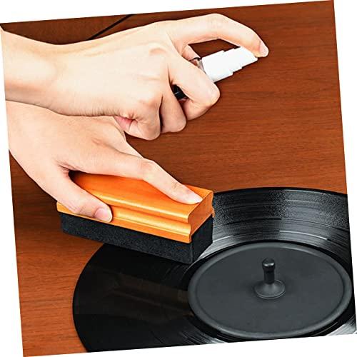 Yardenfun Yardenfun Vinyl Record Cleaner Sponge Brush for Dust Wood Handle Vintage Record Player Duster Safe Reliable
