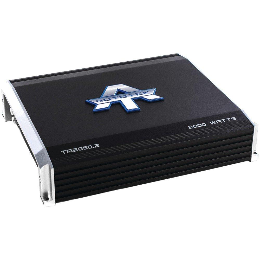 Autotek Autotek TA2050.2 TA Series 2 Channel Car Audio Amplifier (Black) – Class A/B Amp, 2000 Watt, Bass Boost, Marine Grade Protection Amplifier