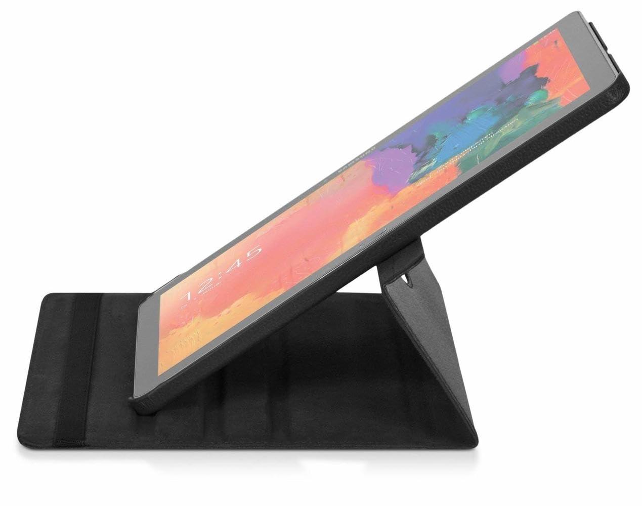 SOENS Compatible with Samsung Galaxy Tab Note Pro 12.2SM- P900 P901 P905 Tablet Case 360 Rotating Bracket Flip Stand Leather Cover (Color : Blue)