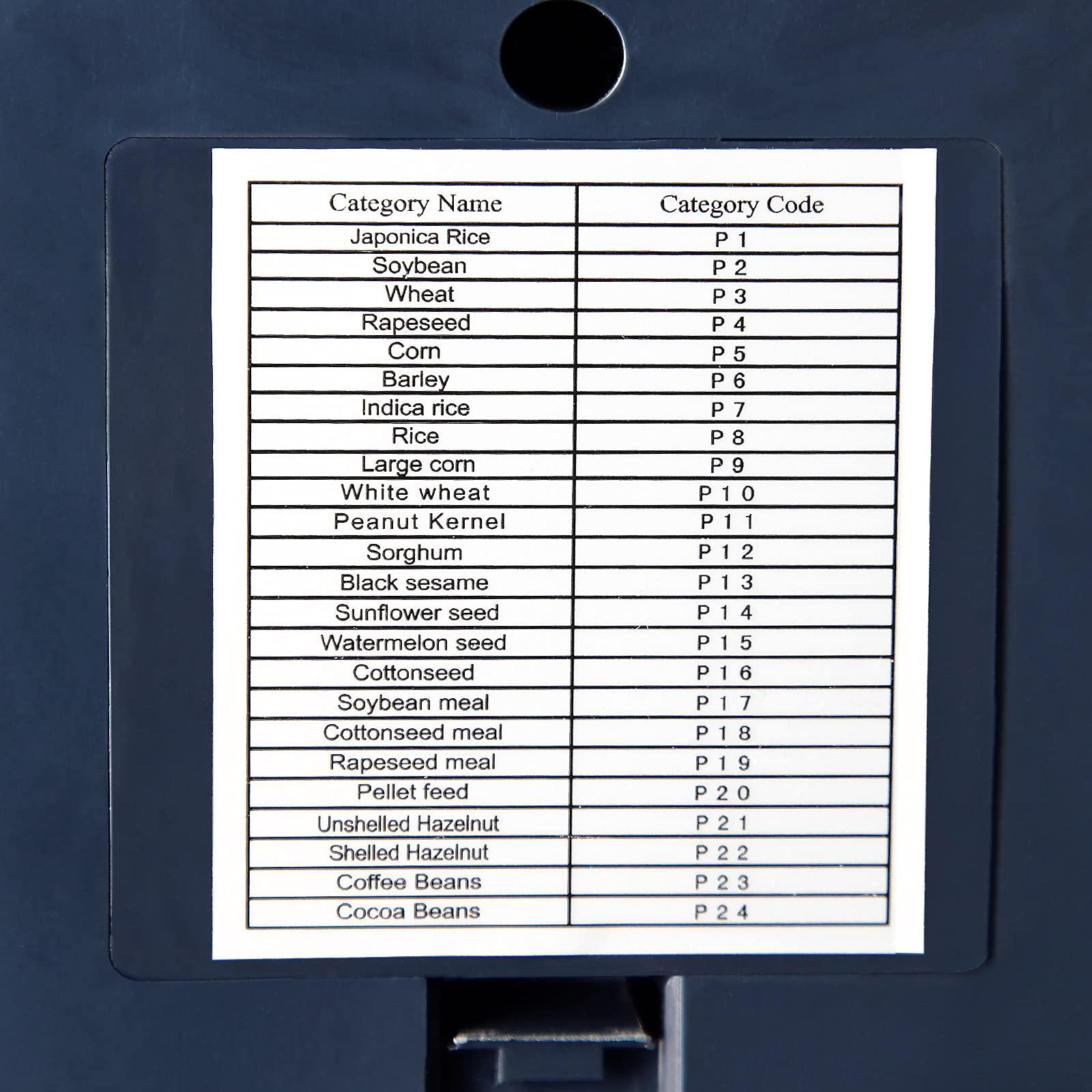 AMTAST Grains Moisture Density Weight Tester Grain Moisture Meter Smart Density Tester for 24 Kinds of Grains, Hazelnut, Coffee Beans, Cocoa Beans, Rice, Wheat, Corn, Upgraded Grain Moisture Tester GM005