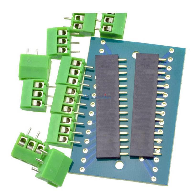 DirectNine Basics Expansion Board Terminal Adapter DIY Kit for Arduino Nano IO Shield V1.0