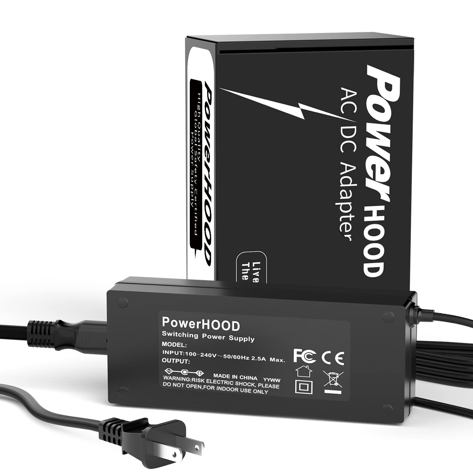 PowerHOOD 65W 19.5V Laptop Charger AC Adapter Compatible with Dell Inspiron I560-5355NBK 400 Zino CPA09-004B 14R i14RN-1819DBK I1564-14022OBK PA-12 i5447-6250sLV 3010 461-9875 I15N-20910BK IM5030-S2800 P08S001