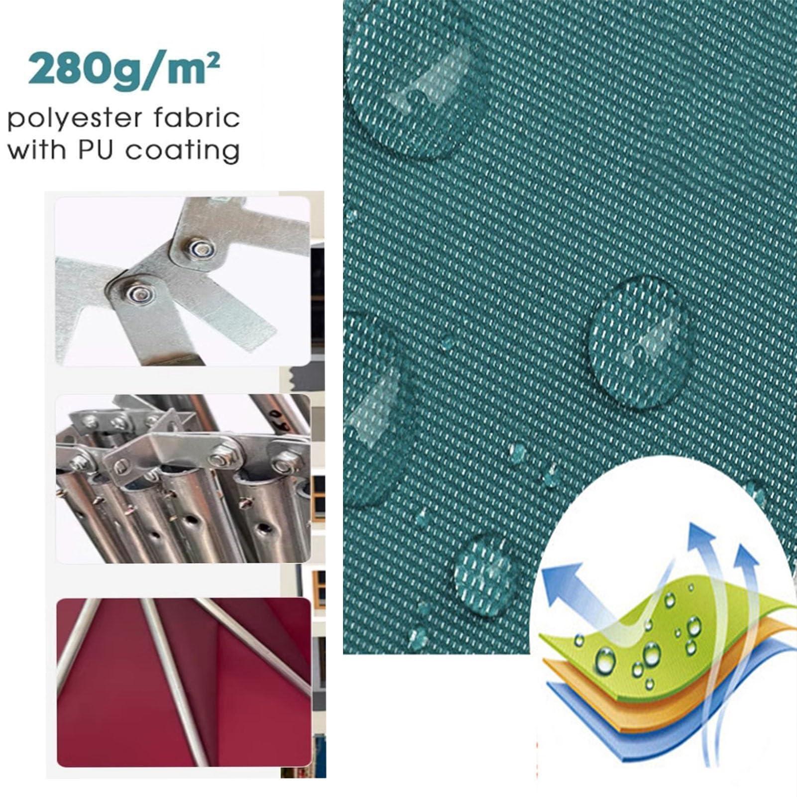 DirectNine Basics Window Door Awning Canopy| Entry Door Front Door Awning for Sun Shutter, UV, Rain, Snow Protection,Fully Assembled(Color:Dark Green,Size:70x50x50cm)