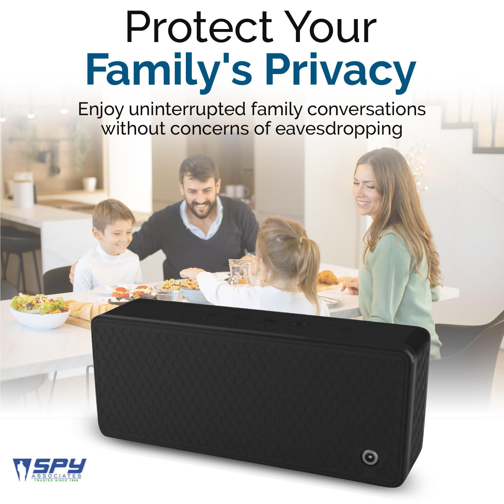 SPY ASSOCIATES Spy Associates Ultrasonic Anti-Recording Device - Voice Activated Anti-Recorder, Microphone Suppressor, 270 Interference Shield, Portable Privacy Protector for Secure Meetings, Office, Cars & More