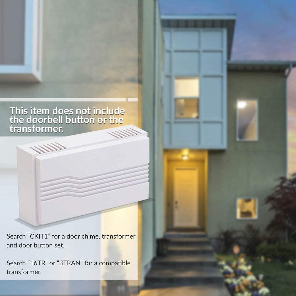 Newhouse Hardware Newhouse Hardware CHM1 Door Bell Chime, White