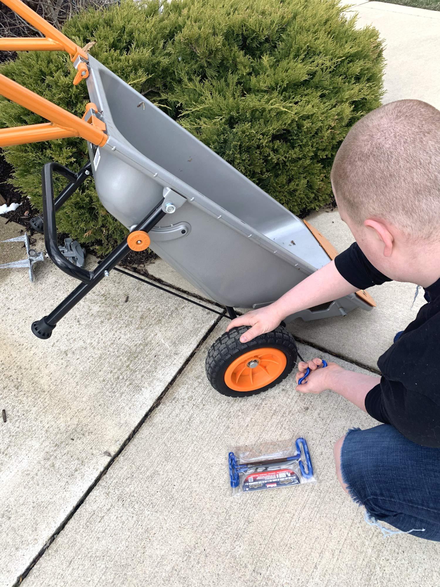 Eklind Tool EKLIND 56168 Cushion Grip Hex T-Key allen wrench- 8pc set Metric MM sizes 2-10 (6In shaft) w/Stand