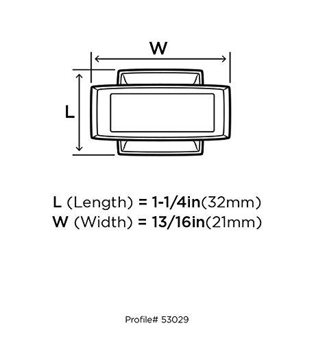 Amerock Amerock | Cabinet Knob | Gilded Bronze | 1-1/4 inch (32 mm) Length | Mulholland | 1 Pack | Drawer Knob | Cabinet Hardware
