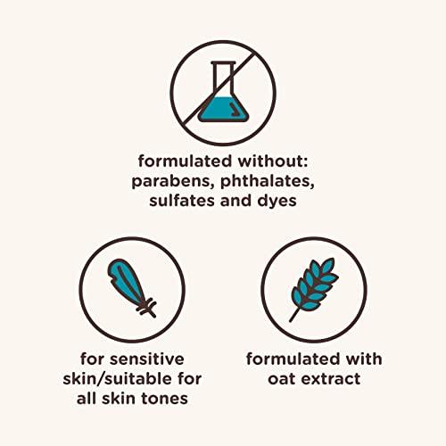 AVEENO BABY Aveeno Kids Sensitive Skin Face & Body Wash with Oat Extract, Gently Washes Away Dirt & Germs Without Drying, Tear-Free & Suitable for All Skin Tones, Hypoallergenic, 18 fl. Oz