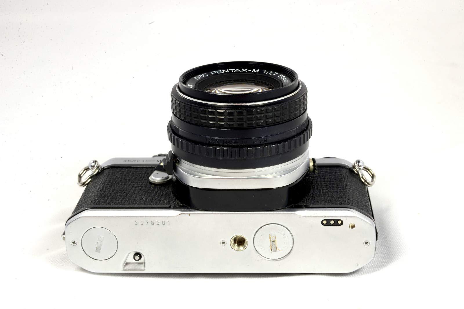 Pentax Pentax ME Super 35mm SLR Film Camera with 50MM MF Pentax PK Mount lens system. Custom Shutter, ISO, and aperture settings. Automatic shooting is available. (Renewed)