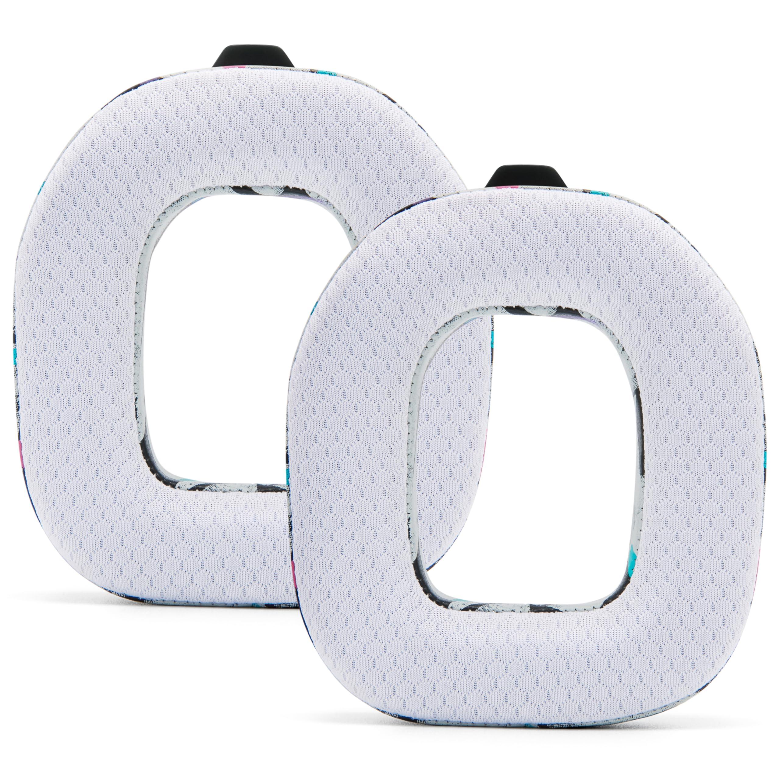 WC WC Freeze A50 - Cooling Gel Replacement Earpads for Astro A50 Gen 4, Gen 5 and A50X Only, Made by Wicked Cushions, Improved Durability, Thickness and Sound Isolation | 90's White