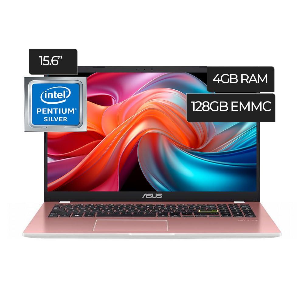 Asus Asus L510MA-WH21 Pentium Silver N6000 128GB eMMC 4GB 15.6 Full HD (1920 x 1080) IPS Display WIN11 S Rose Pink Microsoft 365 Personal 1-Year + Coverzip HDMI Cable (Renewed)