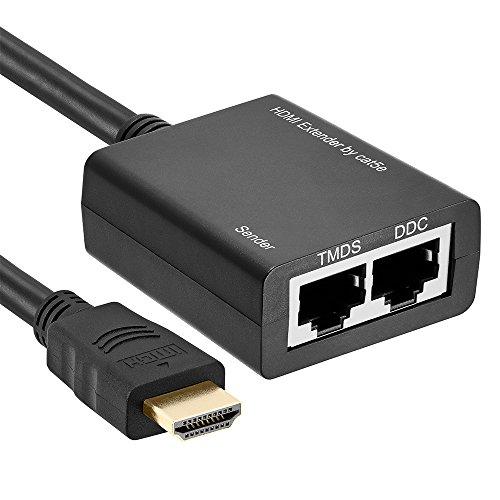 Cmple Cmple - HDMI Extender Using Cat5e or CAT6 Cable - Extend Upto 98ft