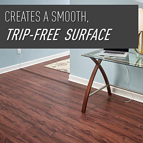 Wiremold Legrand Wiremold CDB-5 Corduct 5 Foot Cord Cover for Floors, Holds 1 Cord or Cable, Brown (1 Pack)