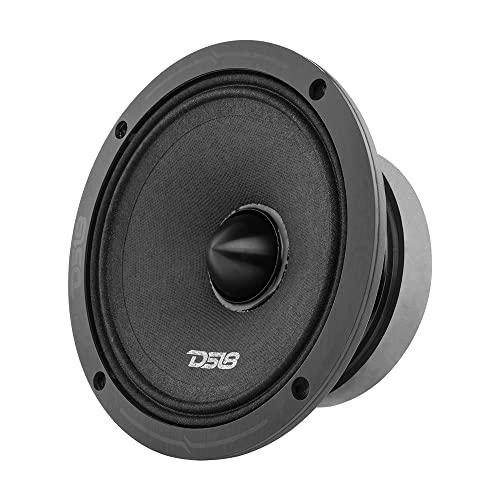 DS18 DS18 PRO-ZXI6.4BM 6.5" Pro Audio Midrange Loudspeaker - 600W Max, 300W RMS, 4 Ohms - Premium Quality Audio Door Speakers for Car or Truck Stereo Sound System (1 Speaker) (Renewed)