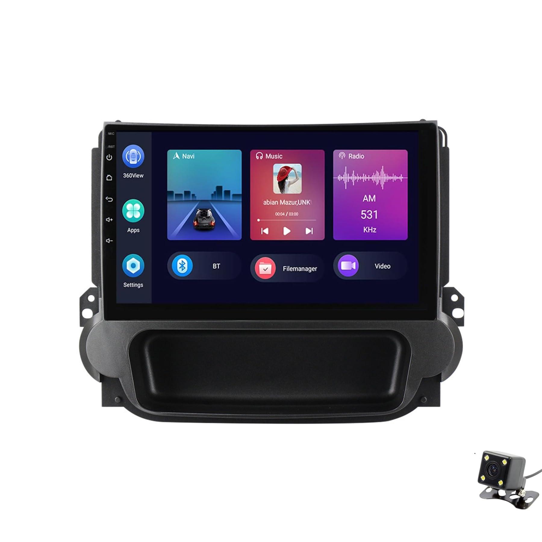 ADMLZQQ ADMLZQQ for Chevrolet Malibu 2012-2015 Car Stereo Radio Car-Play Android Auto,9 Inch Touch Screen 2 Din GPS Sat Navi Multimedia with Bluetooth 4G+Wifi+Backup Camera+SWC+Mirror Link,Y1 1+16g