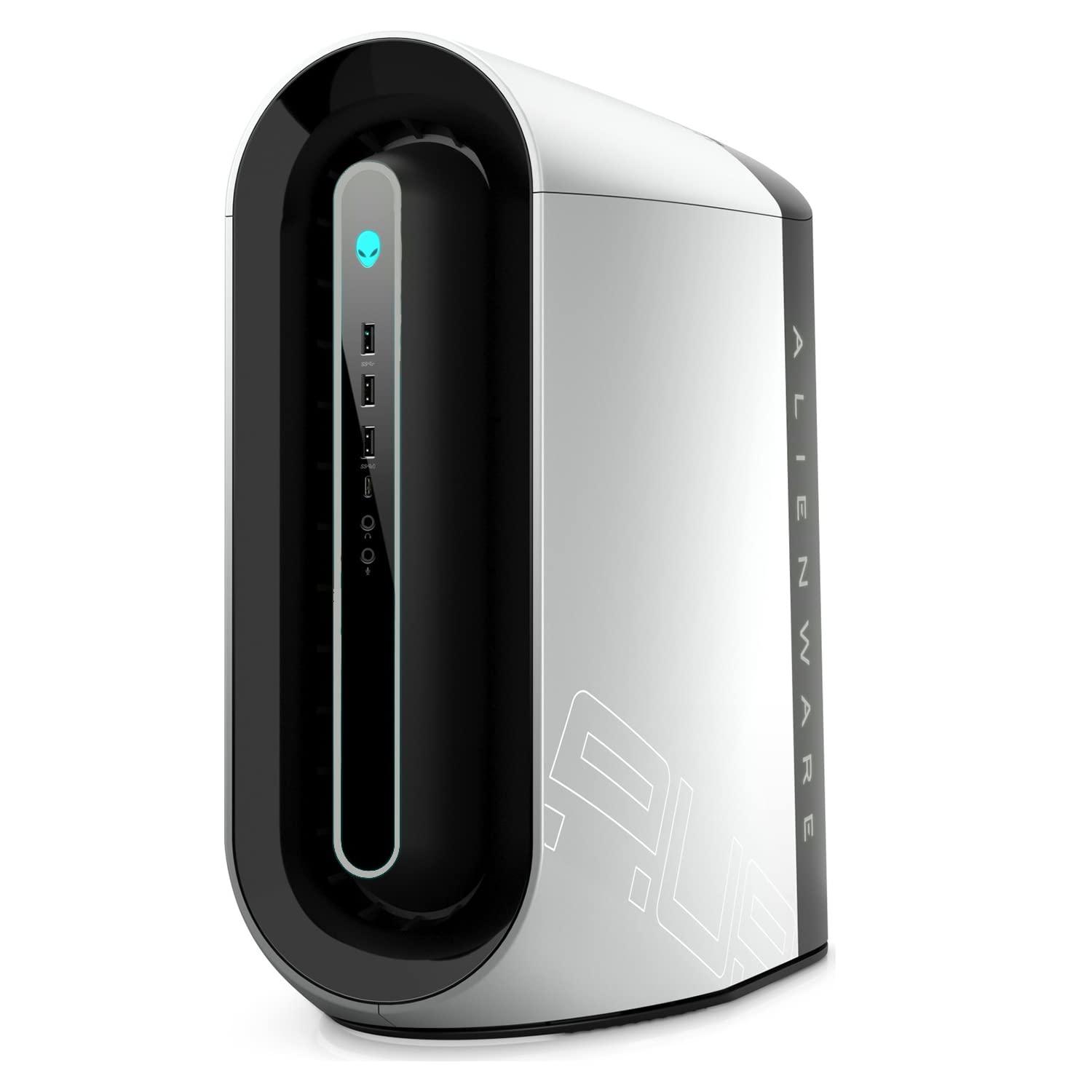 Dell Dell Alienware R10 Gaming Desktop, AMD Ryzen 9 5900 Processor, GeForce RTX 3080, Liquid Cooling, 32GB RAM, 1TB SSD, HDMI, DP, RJ45, Wi-Fi, Wired KB & Mouse, Windows 11 Home, Lunar Light (Renewed)