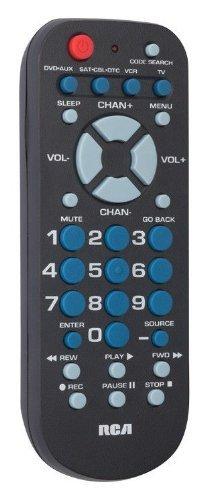 RCA RCA RCR504 / RCR504BR / RCR504BR Universal Remote Control with 4 Functions