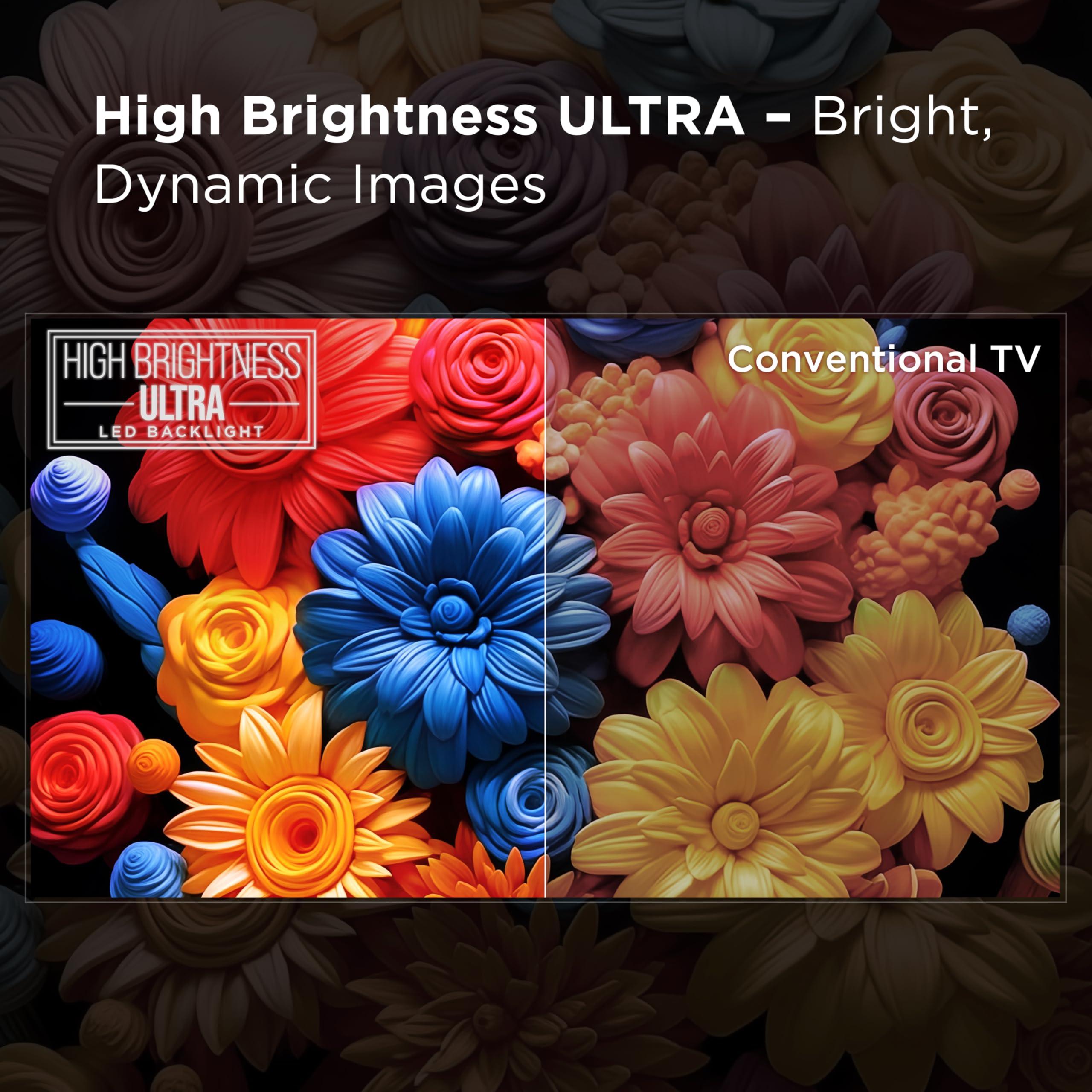 TCL TCL 85-Inch QM7 QLED 4K Smart QD-Mini LED TV with Google TV (85QM751G, 2024 Model) Dolby Vision IQ, Dolby Atmos, HDR, Game Accelerator up to 240Hz, Voice Remote, Works with Alexa, Streaming Television