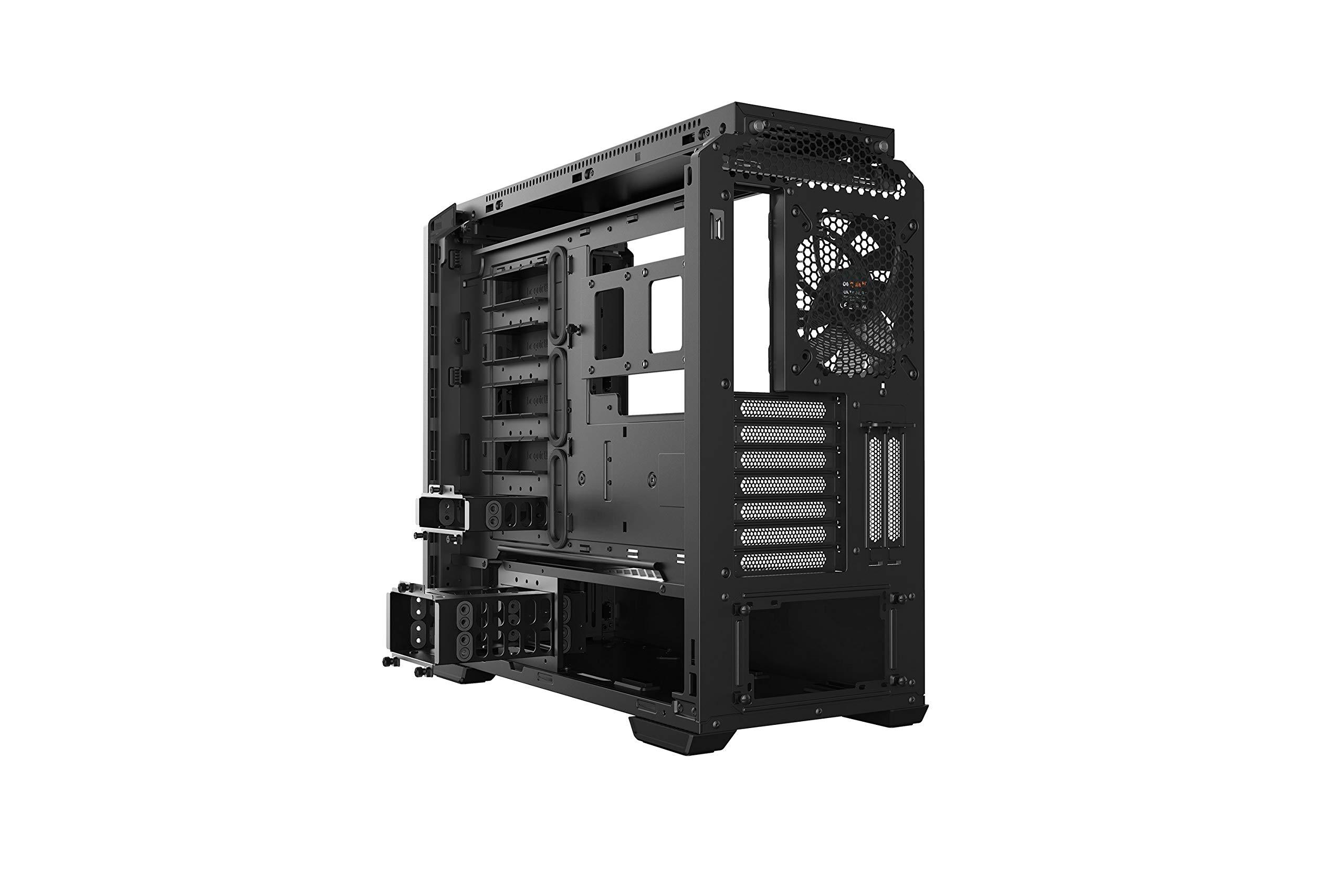 be quiet! be quiet! Silent Base 601 Window | Midi Tower ATX PC Case | Two 140mm Fans | 10mm Extra Thick Insulated mats | PSU Shroud | Black| BGW26