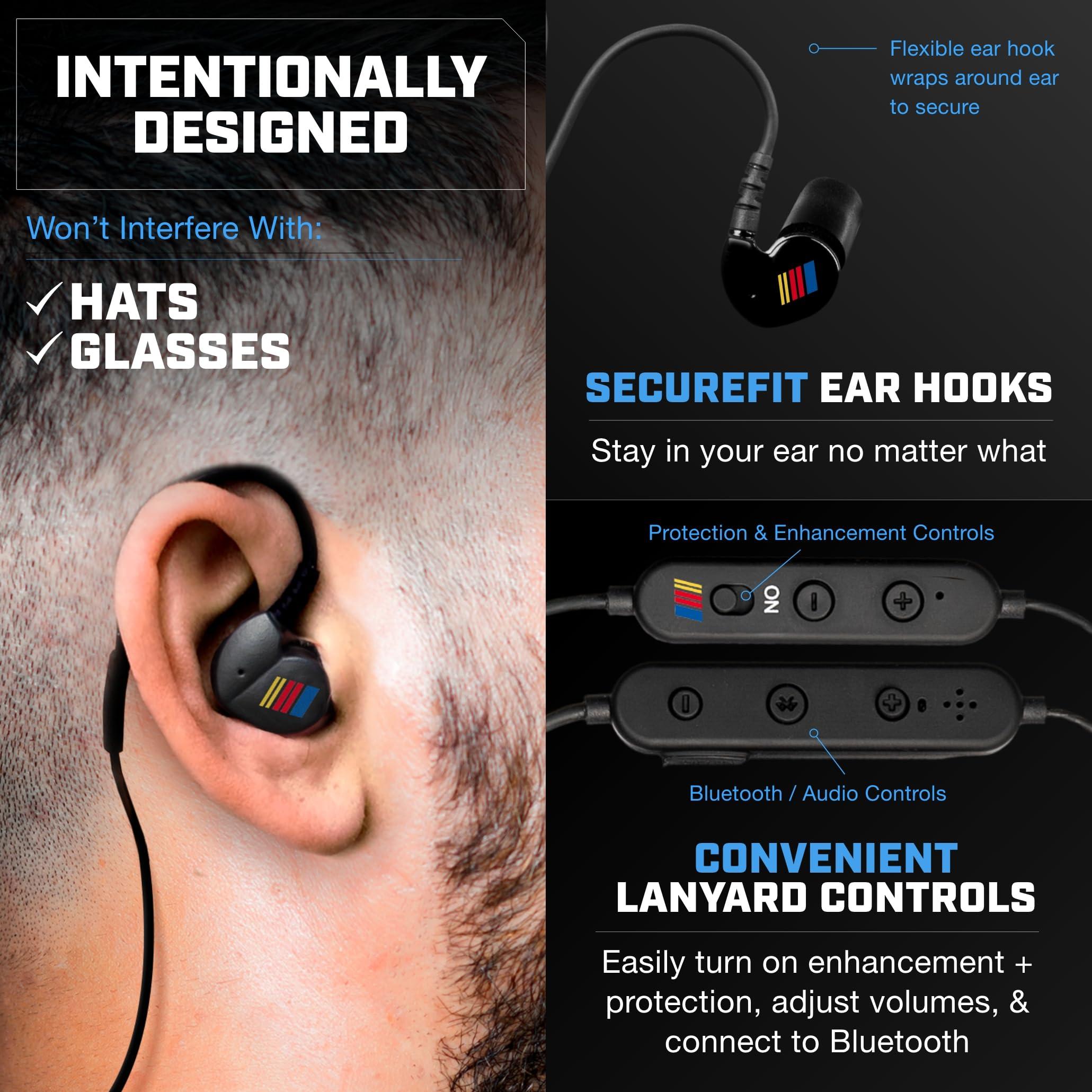 AXIL AXIL GS Extreme NASCAR 2.0 Shooting Ear Buds Hearing Enhancement & Noise Isolation Bluetooth Earbuds w/Dynamic Speakers 25-Hour