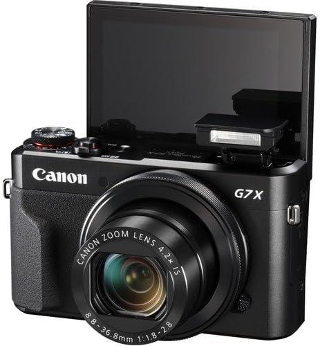 Canon Canon PowerShot Digital Camera G7 X Mark II with Wi-Fi & NFC, LCD Screen, and 1-inch Sensor - (Black)- (International Version) (Renewed)