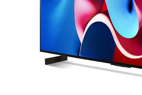 LG LG 42-Inch Class OLED evo C4 Series Smart TV 4K Processor Flat Screen with Magic Remote AI-Powered with Alexa Built-in (OLED42C4PUA, 2024)