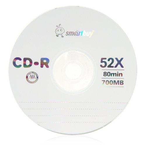Smartbuy Smartbuy 700mb/80min 52x CD-R Logo Top Blank Data Recordable Media Disc (600 Disc)